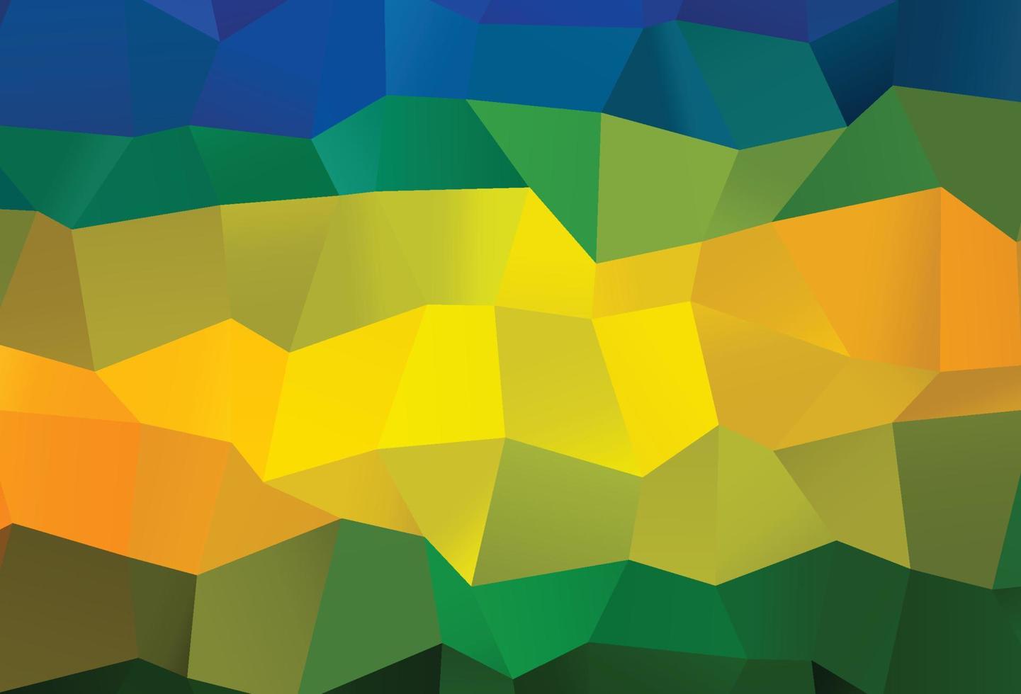 Dark Blue, Yellow vector triangle mosaic template.