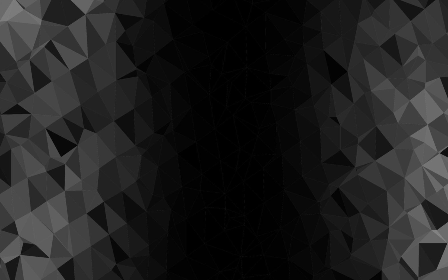 Dark Silver, Gray vector triangle mosaic cover.