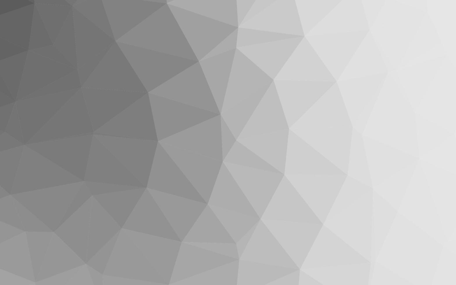 Light Silver, Gray vector polygonal background.