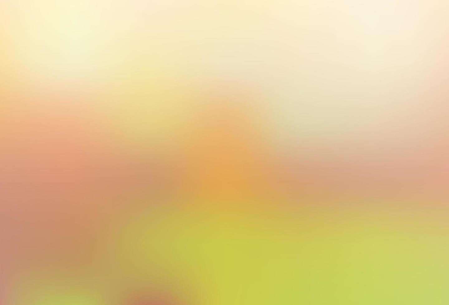 Light Yellow, Orange vector blurred bright template.