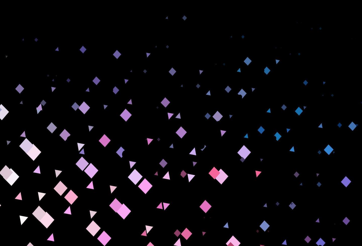 Dark blue, red vector pattern in polygonal style with circles.