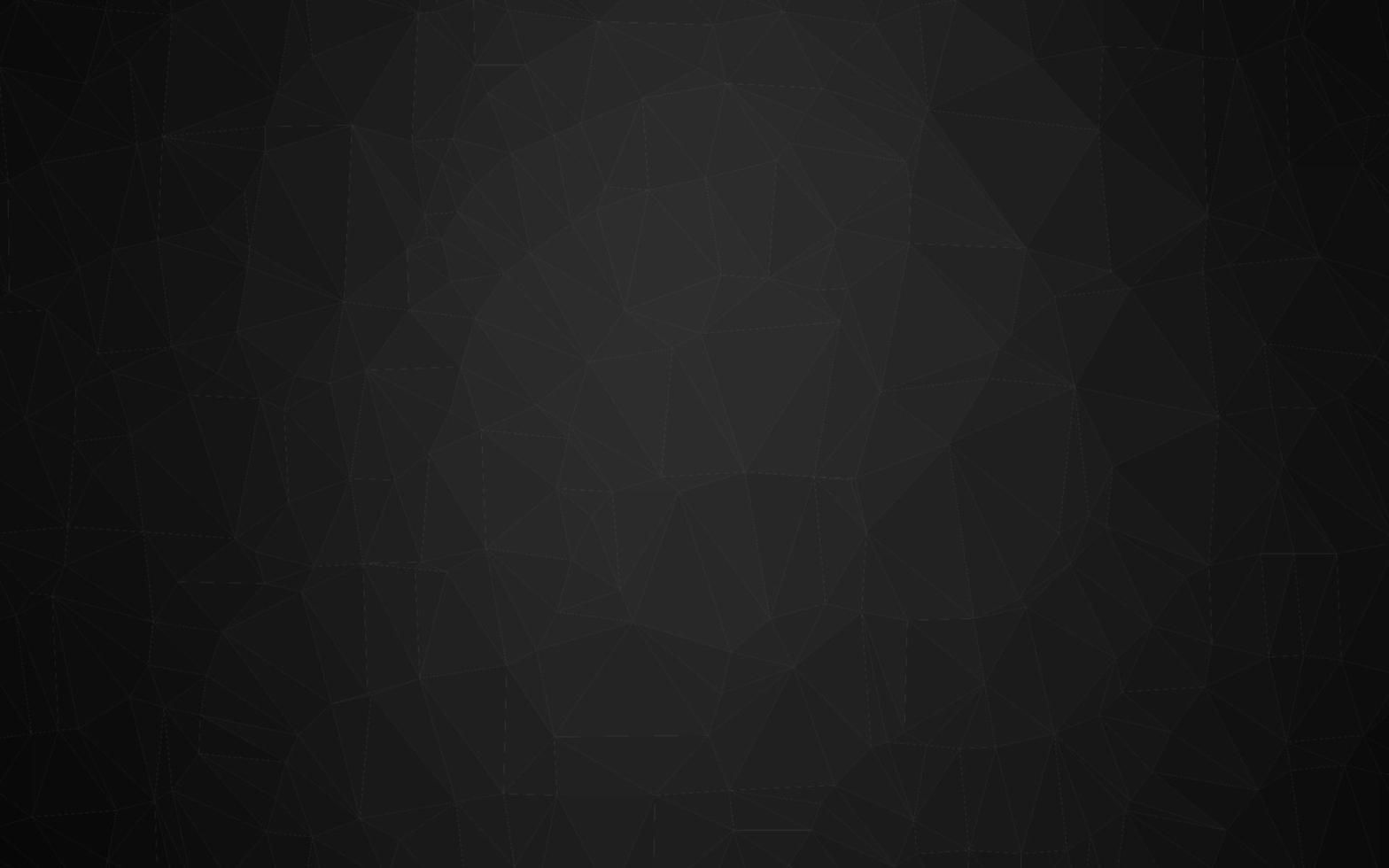 Dark Silver, Gray vector polygonal background.