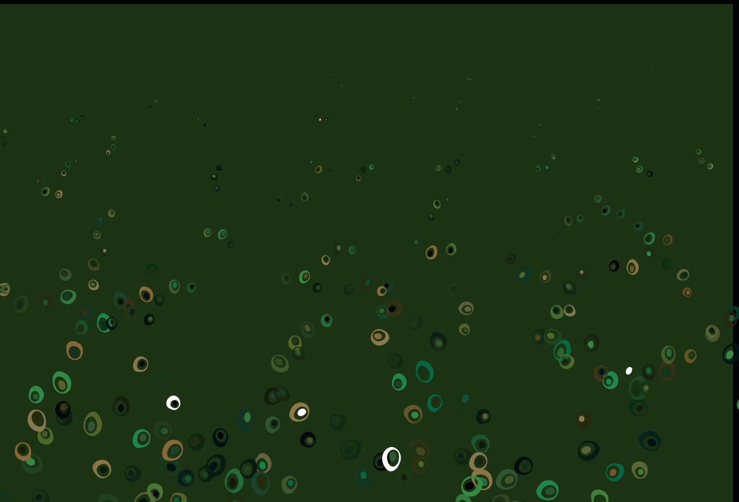 Light Green vector pattern with spheres.