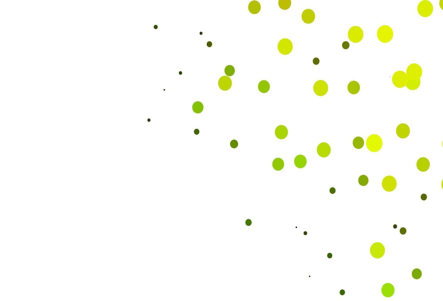 Light Green vector cover with spots.