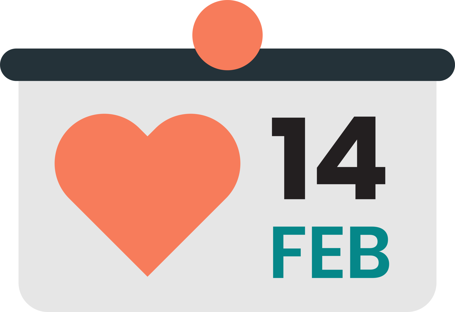 Calendar Date 14 February Illustration In Minimal Style 15284839 PNG calendar-date-14-february-illustration-in-minimal-style-15284839-png