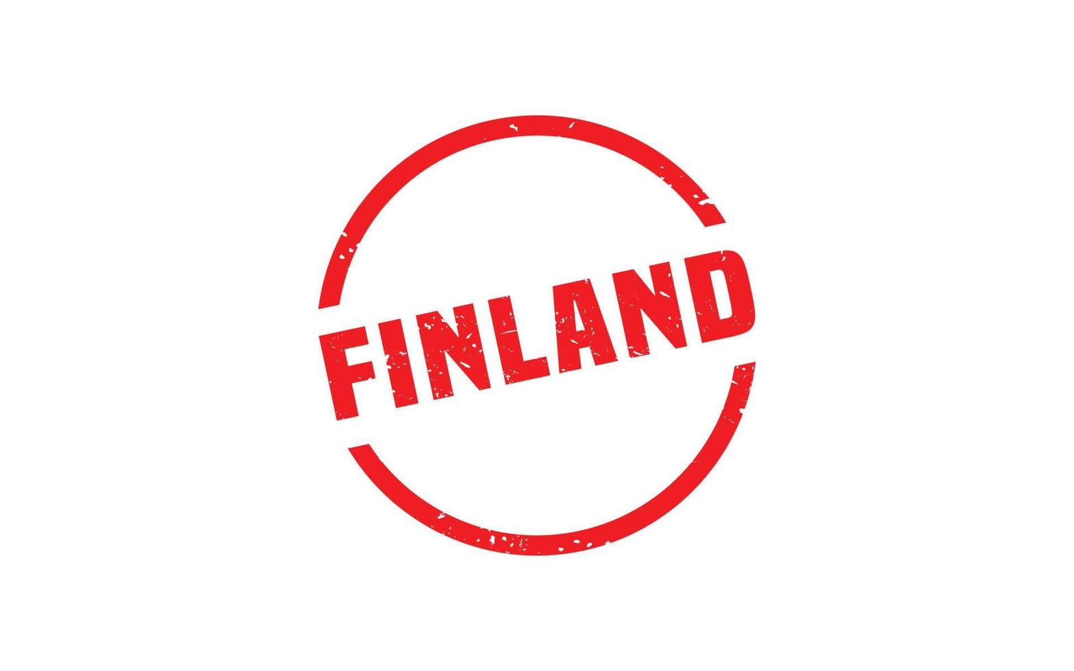 FINLAND stamp rubber with grunge style on white background vector