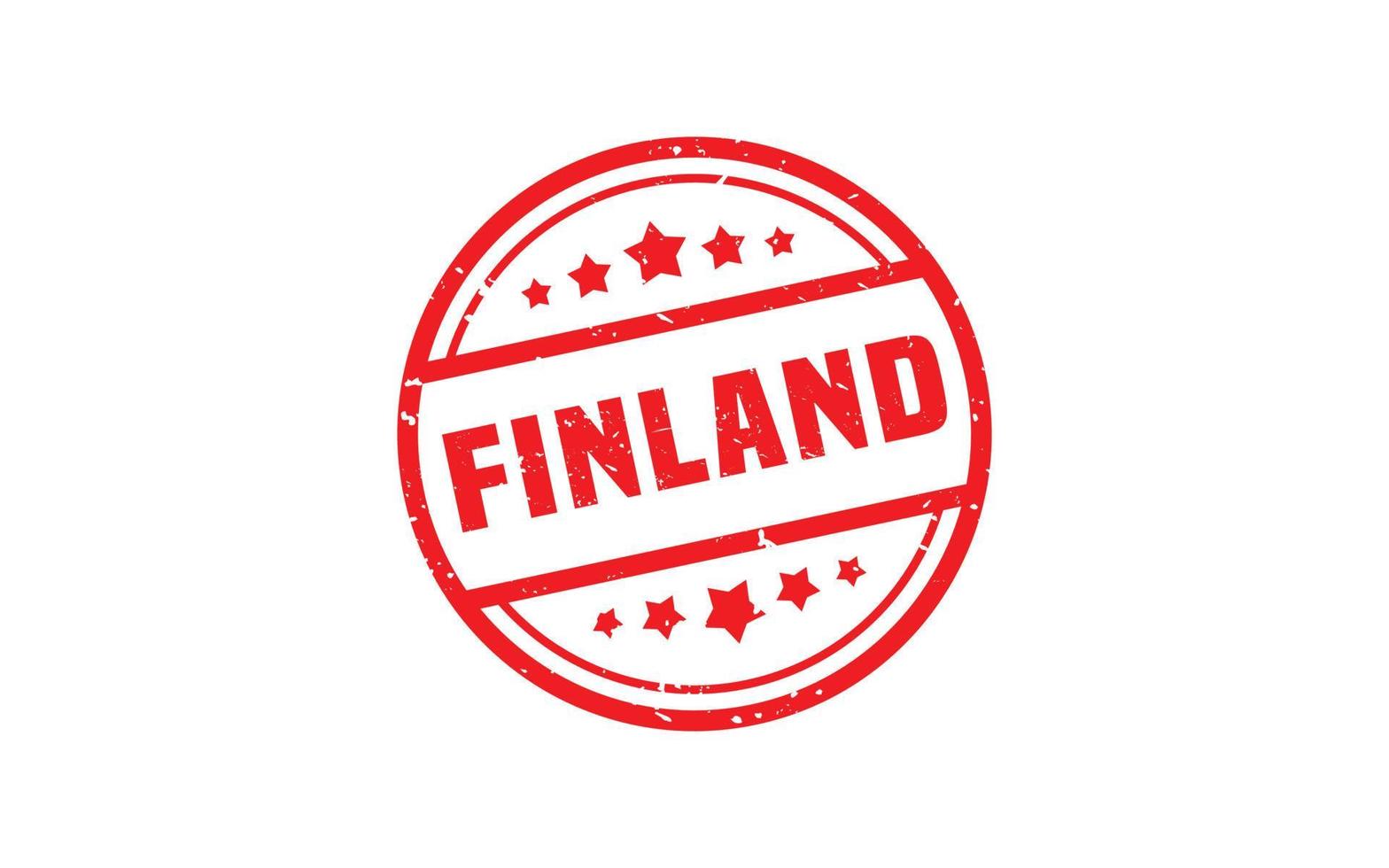 FINLAND stamp rubber with grunge style on white background vector