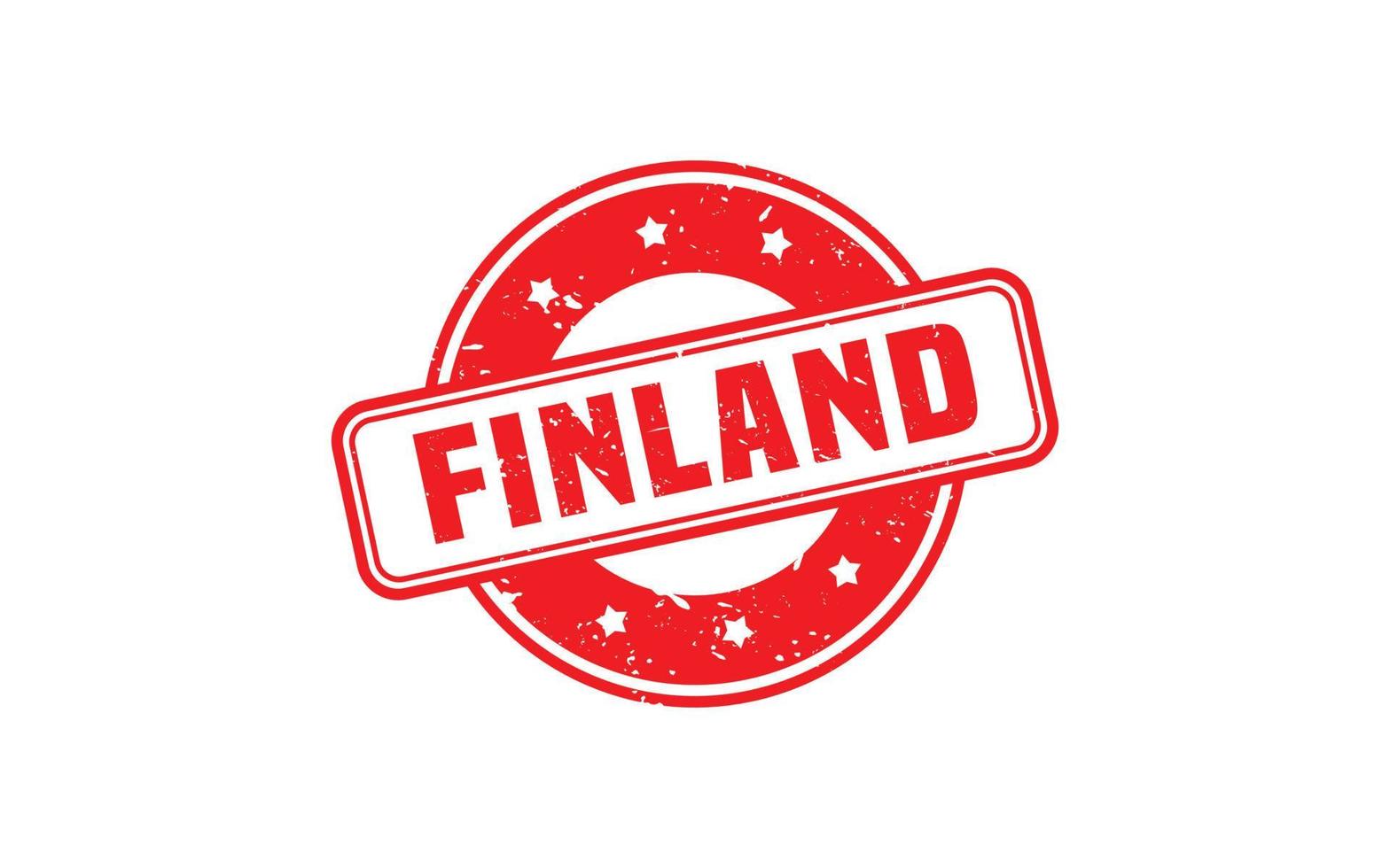 FINLAND stamp rubber with grunge style on white background vector