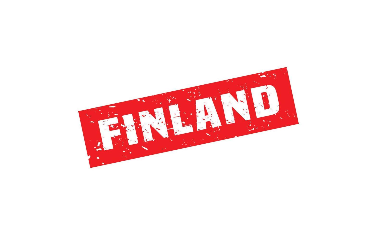 FINLAND stamp rubber with grunge style on white background vector