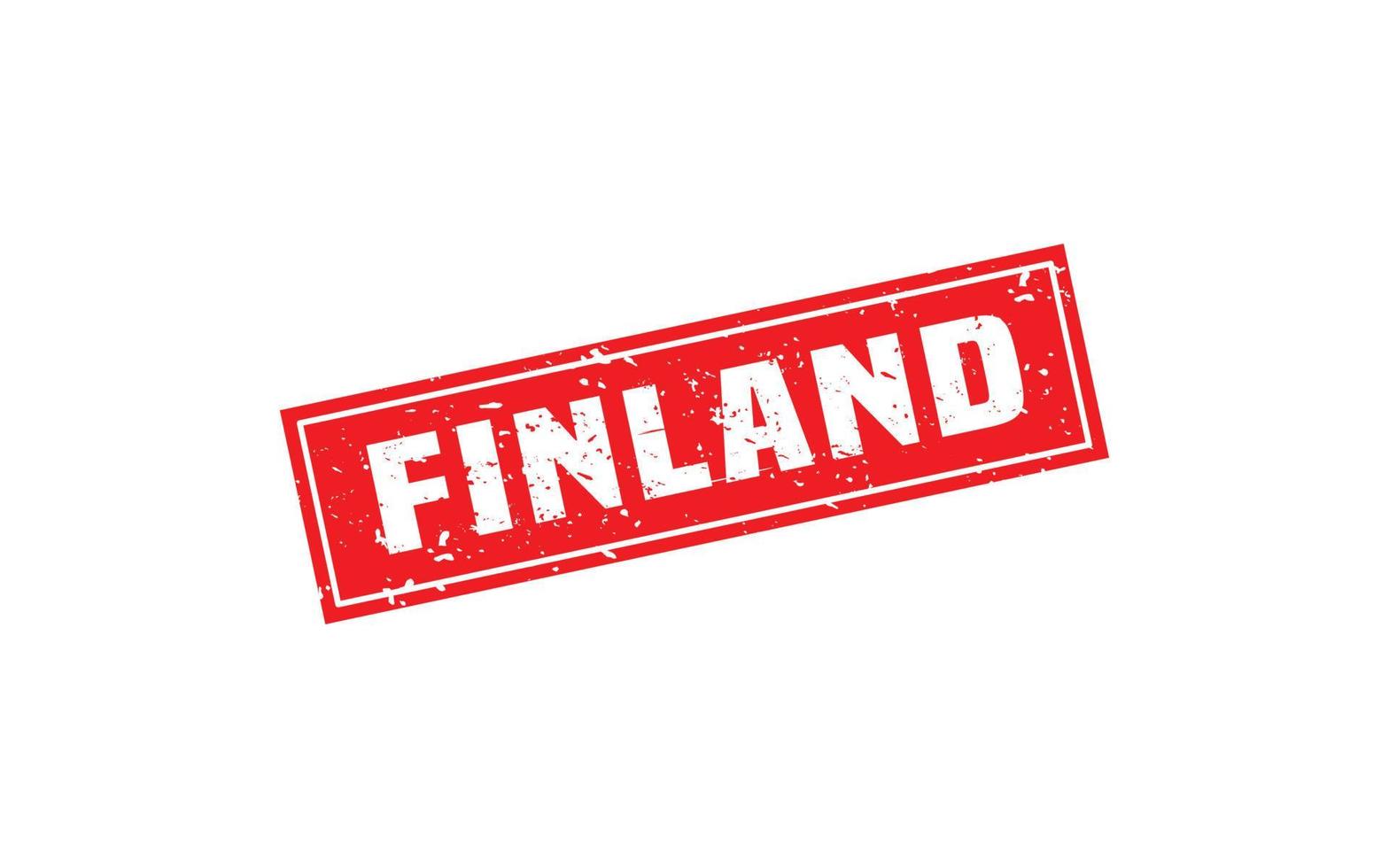 FINLAND stamp rubber with grunge style on white background vector