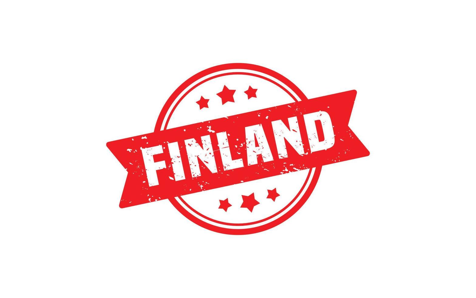 FINLAND stamp rubber with grunge style on white background vector