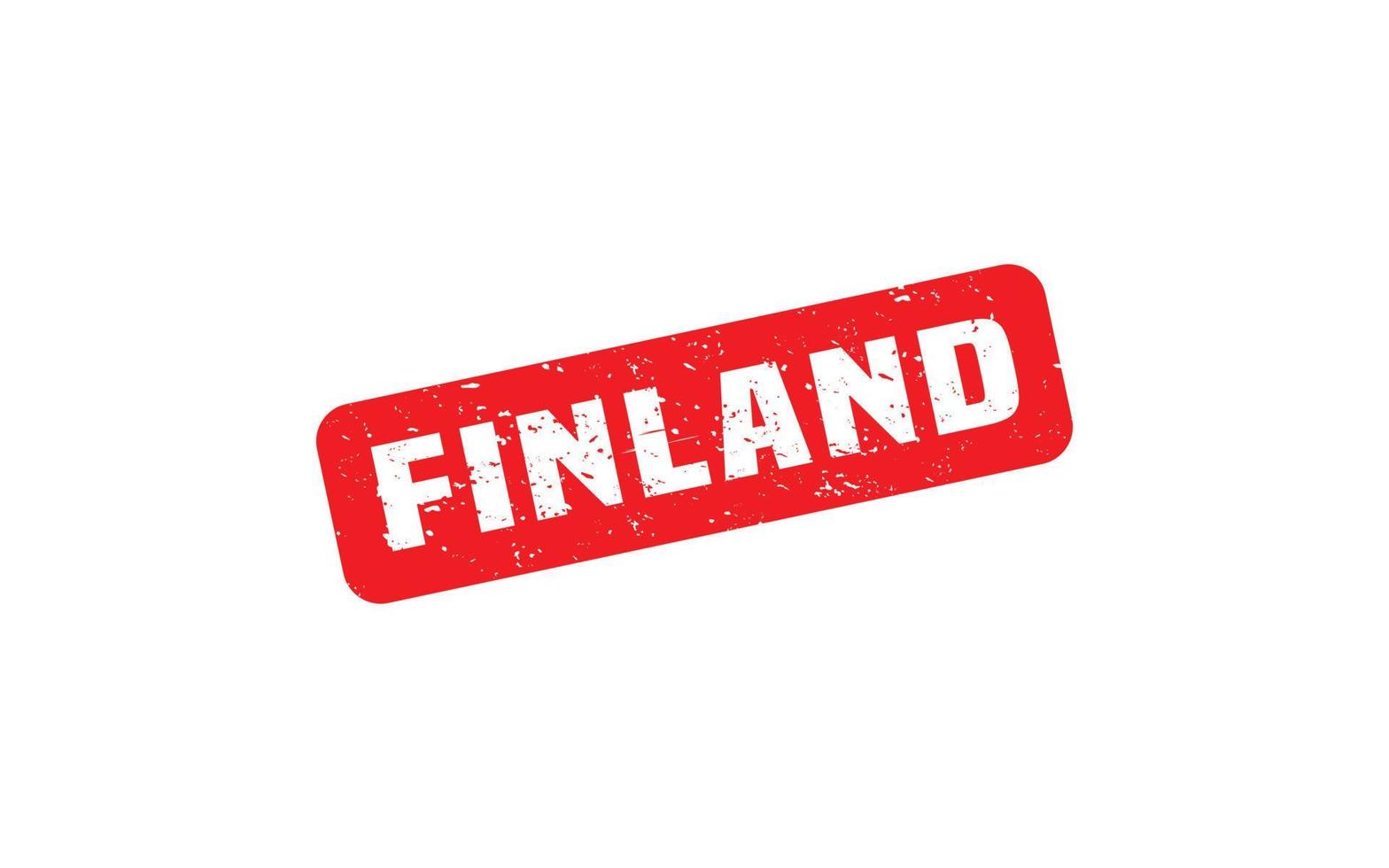 FINLAND stamp rubber with grunge style on white background vector