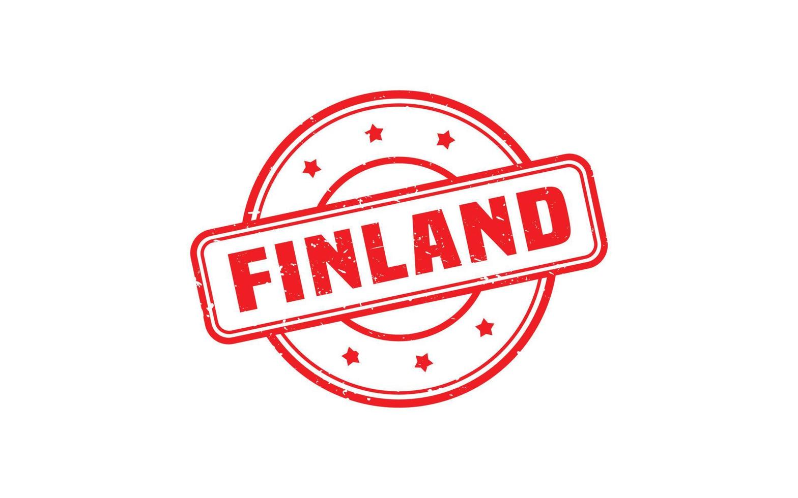 FINLAND stamp rubber with grunge style on white background vector