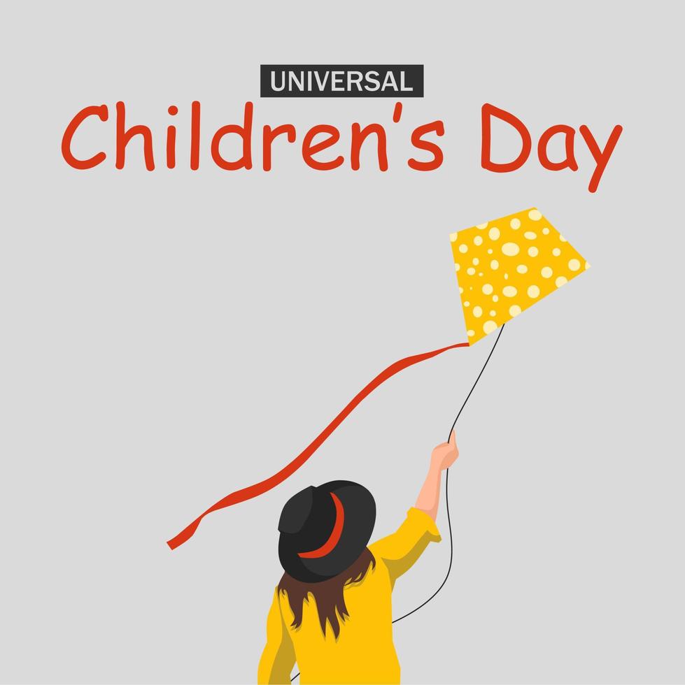 Universal children's day theme poster. Vector illustration. 15284933