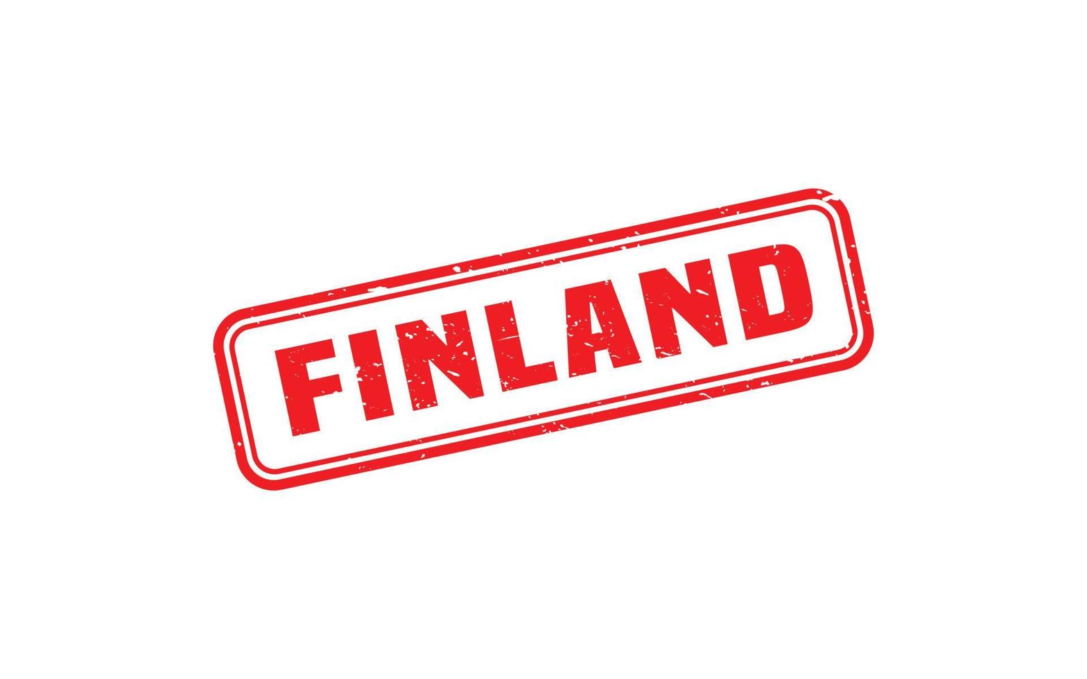 FINLAND stamp rubber with grunge style on white background vector