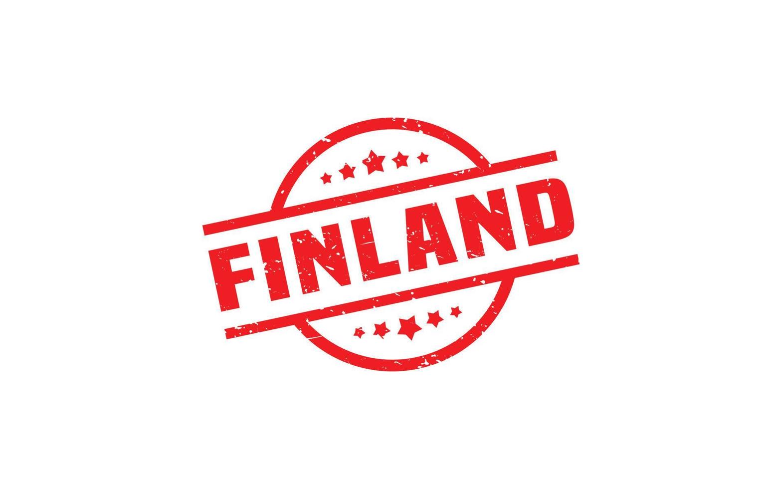 FINLAND stamp rubber with grunge style on white background vector