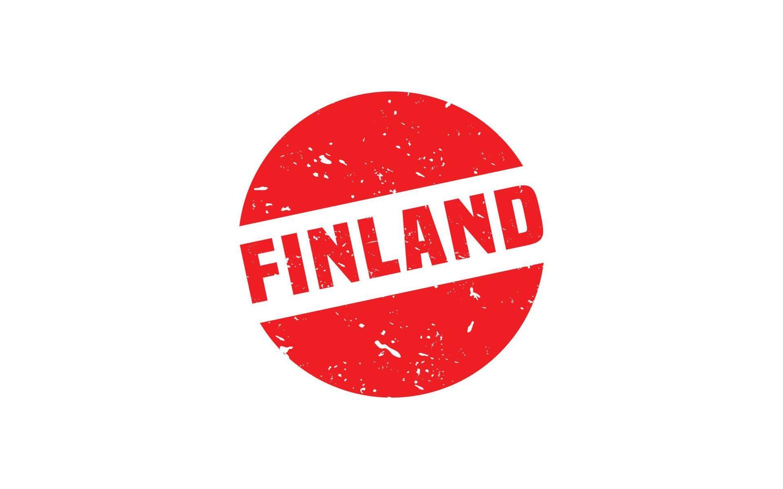 FINLAND stamp rubber with grunge style on white background vector