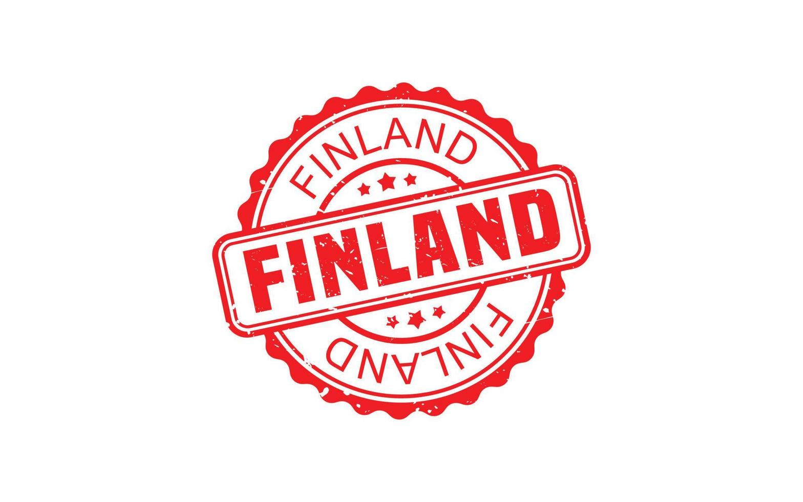 FINLAND stamp rubber with grunge style on white background vector