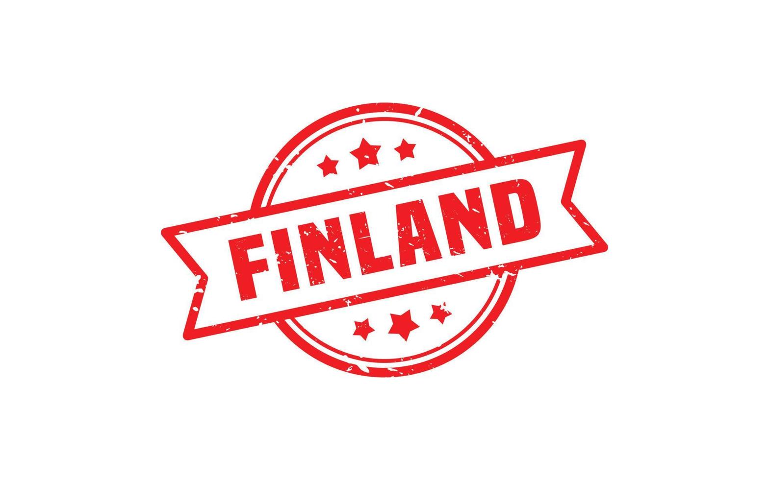 FINLAND stamp rubber with grunge style on white background vector