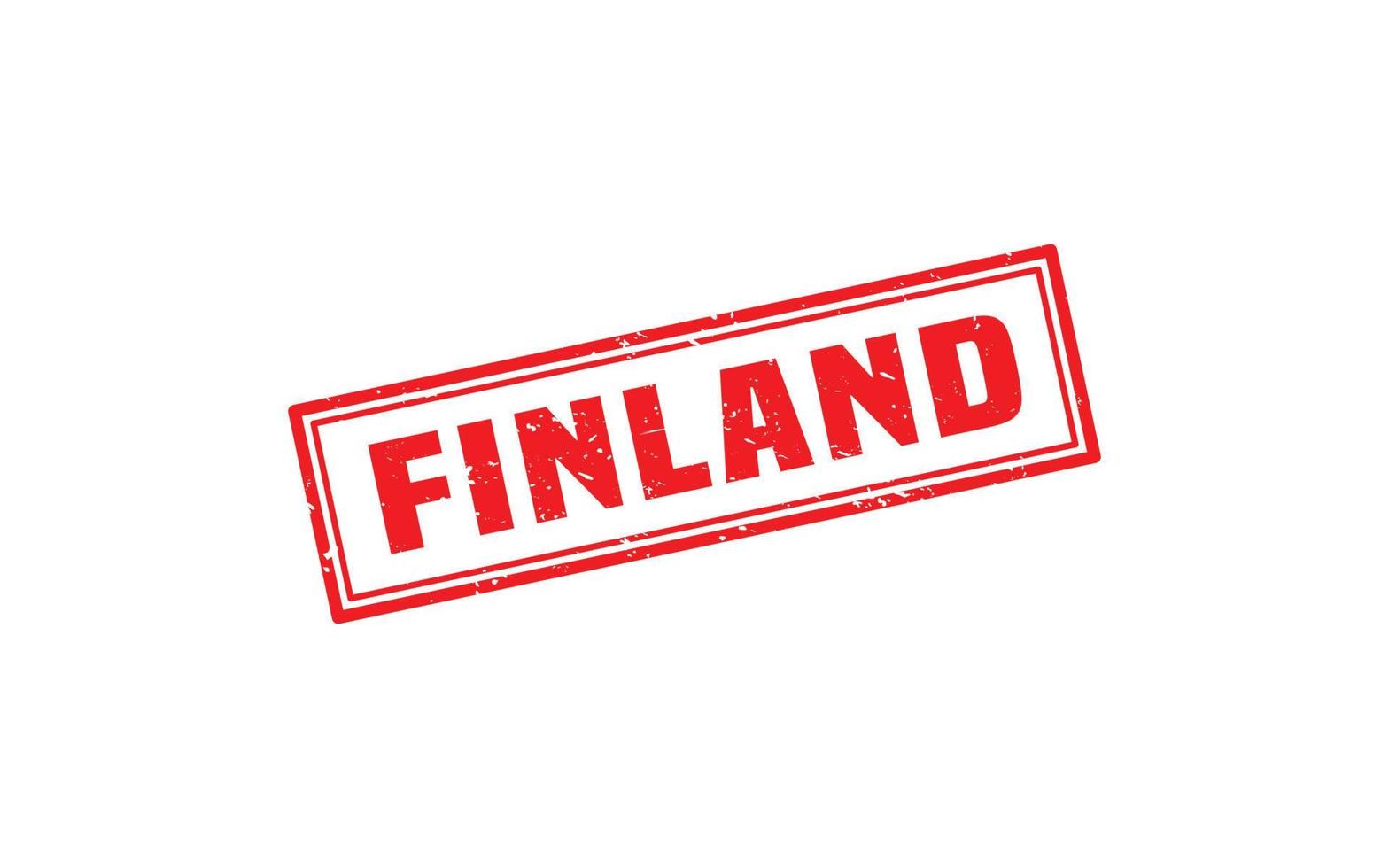 FINLAND stamp rubber with grunge style on white background vector