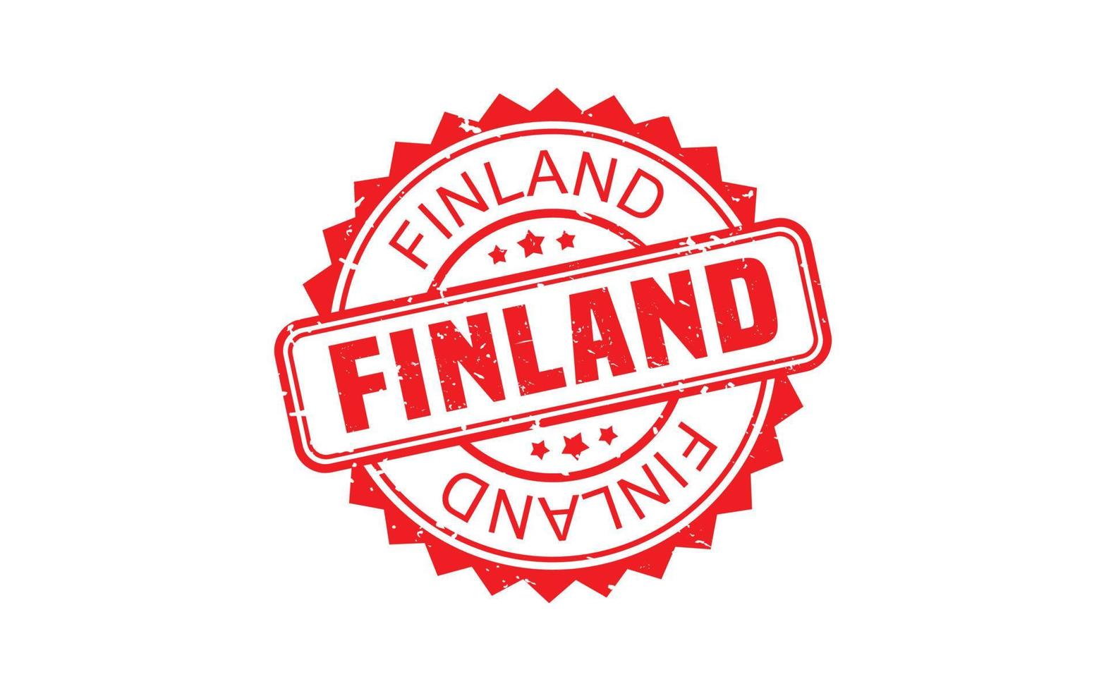 FINLAND stamp rubber with grunge style on white background vector