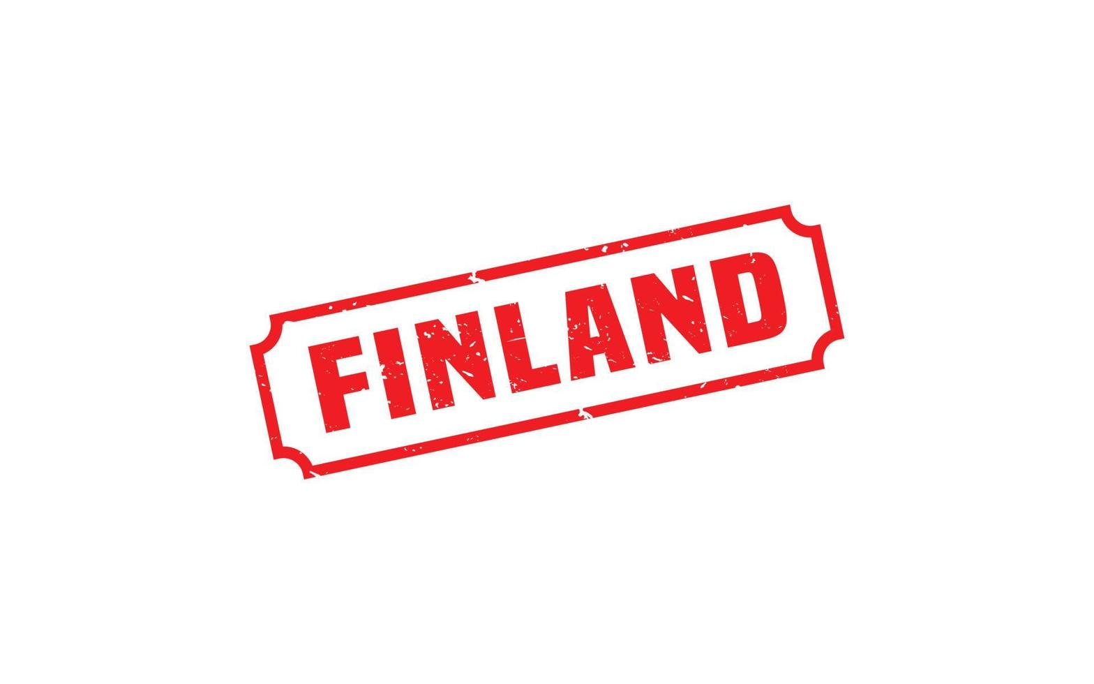 FINLAND stamp rubber with grunge style on white background vector