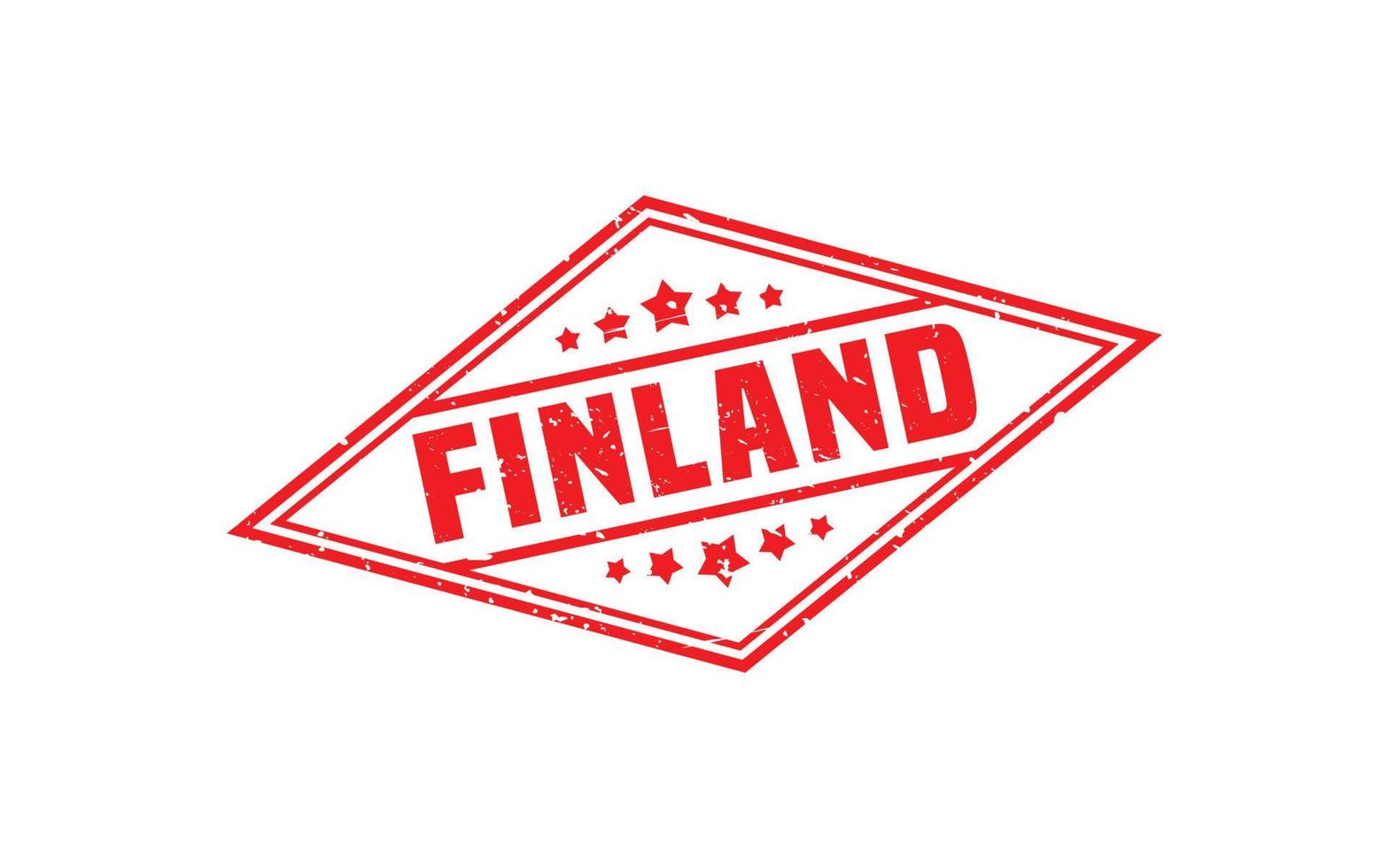 FINLAND stamp rubber with grunge style on white background vector