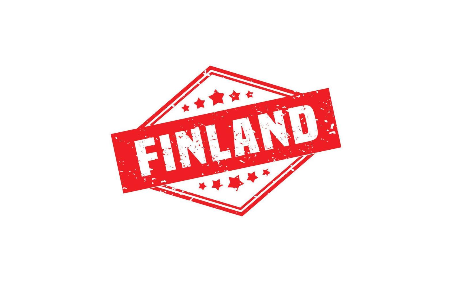 FINLAND stamp rubber with grunge style on white background vector