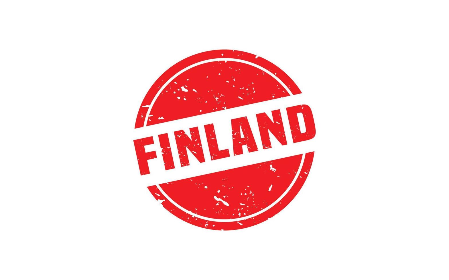 FINLAND stamp rubber with grunge style on white background vector