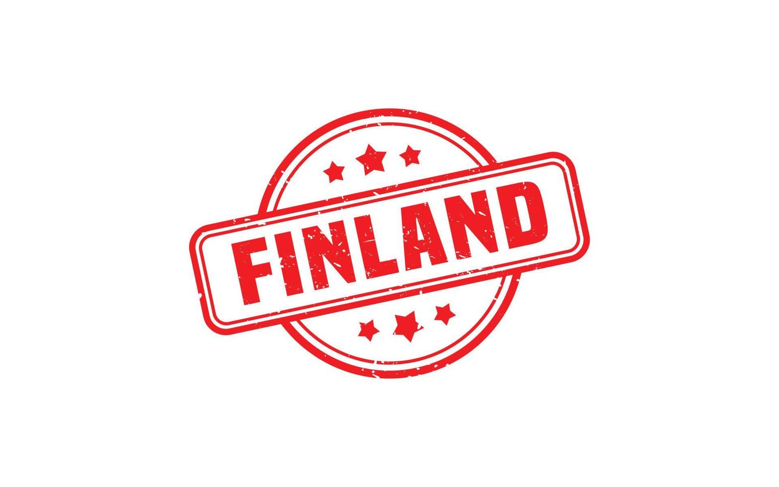 FINLAND stamp rubber with grunge style on white background vector