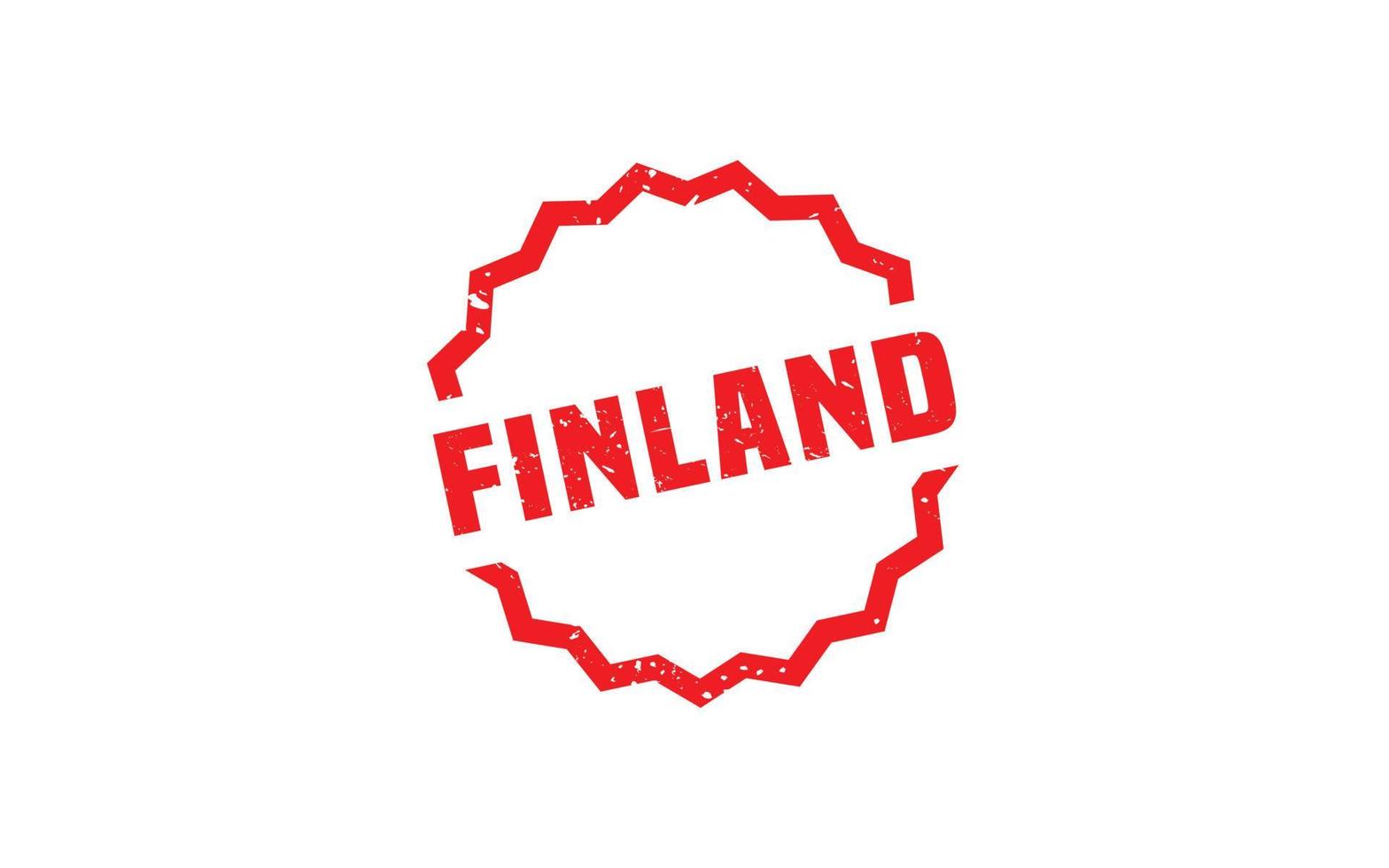 FINLAND stamp rubber with grunge style on white background vector