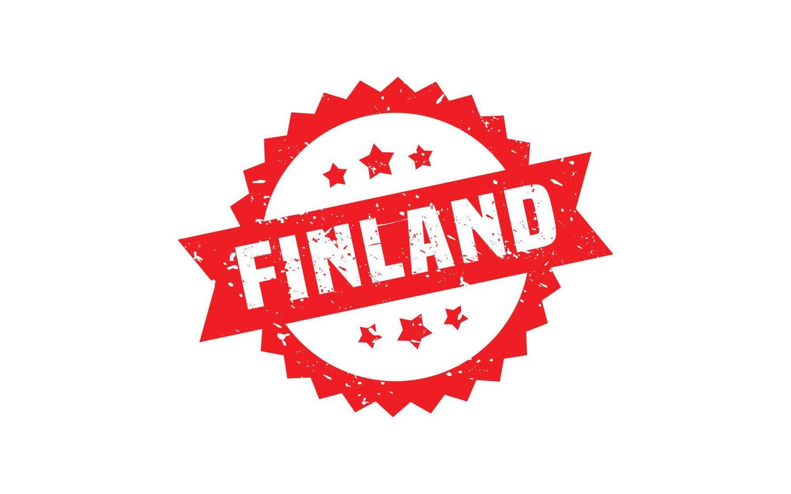 FINLAND stamp rubber with grunge style on white background vector