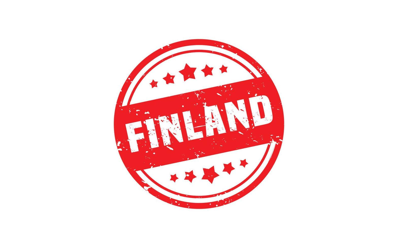 FINLAND stamp rubber with grunge style on white background vector