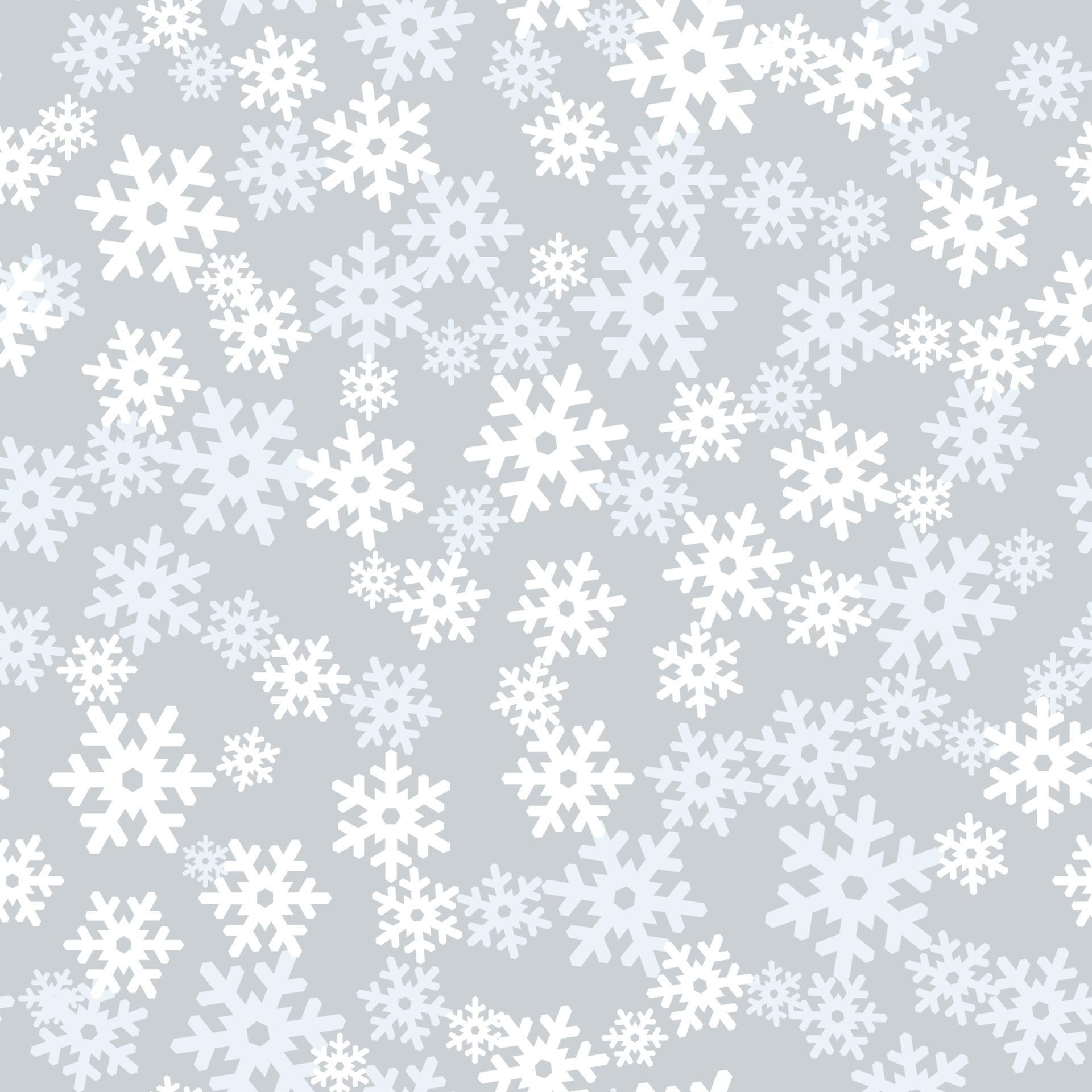 Snow seamless pattern. Christmas texture. Winter holiday flowing