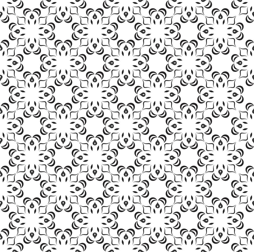 Abstract arabesque asian seamless pattern. Line floral holiday ornamental texture. Artistic geometric background in arab orient style vector