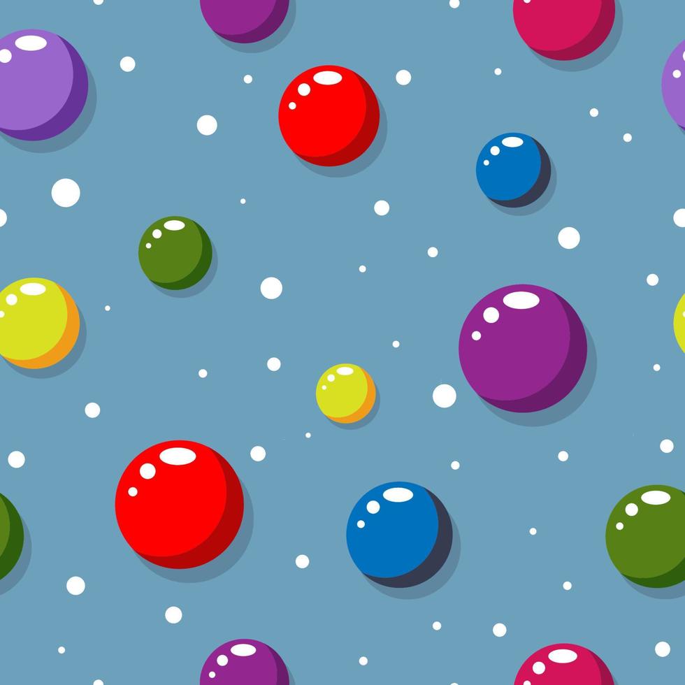 patrón abstracto sin fisuras. esferas de colores. fondo de pantalla de  círculos de colores. 15285217 Vector en Vecteezy