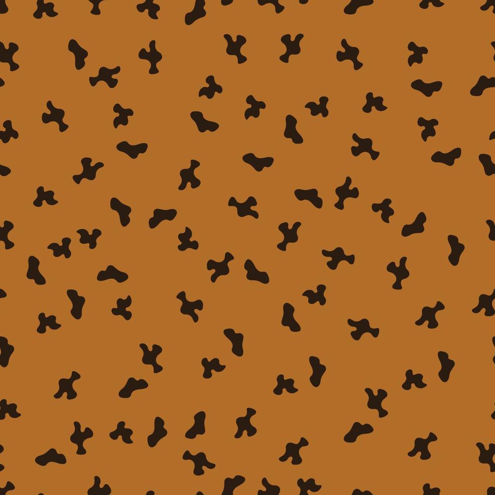 patrones vectoriales abstractos de piel de leopardo. negro vector