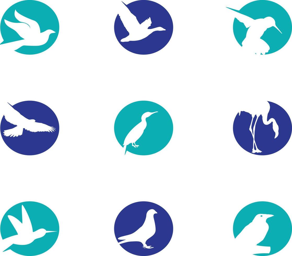 Bird  vector design. Loving and caring bird logo.