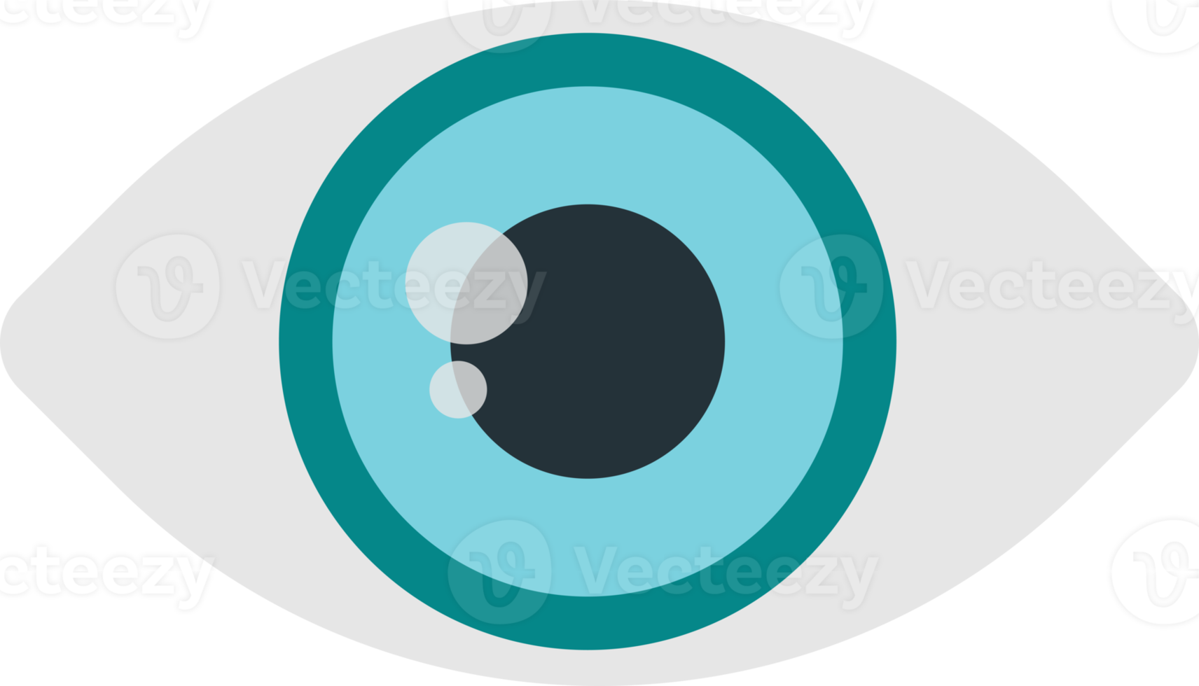 eyeball illustration in minimal style png