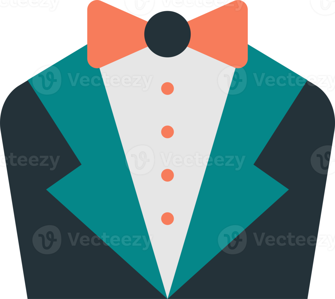 groom suit illustration in minimal style png