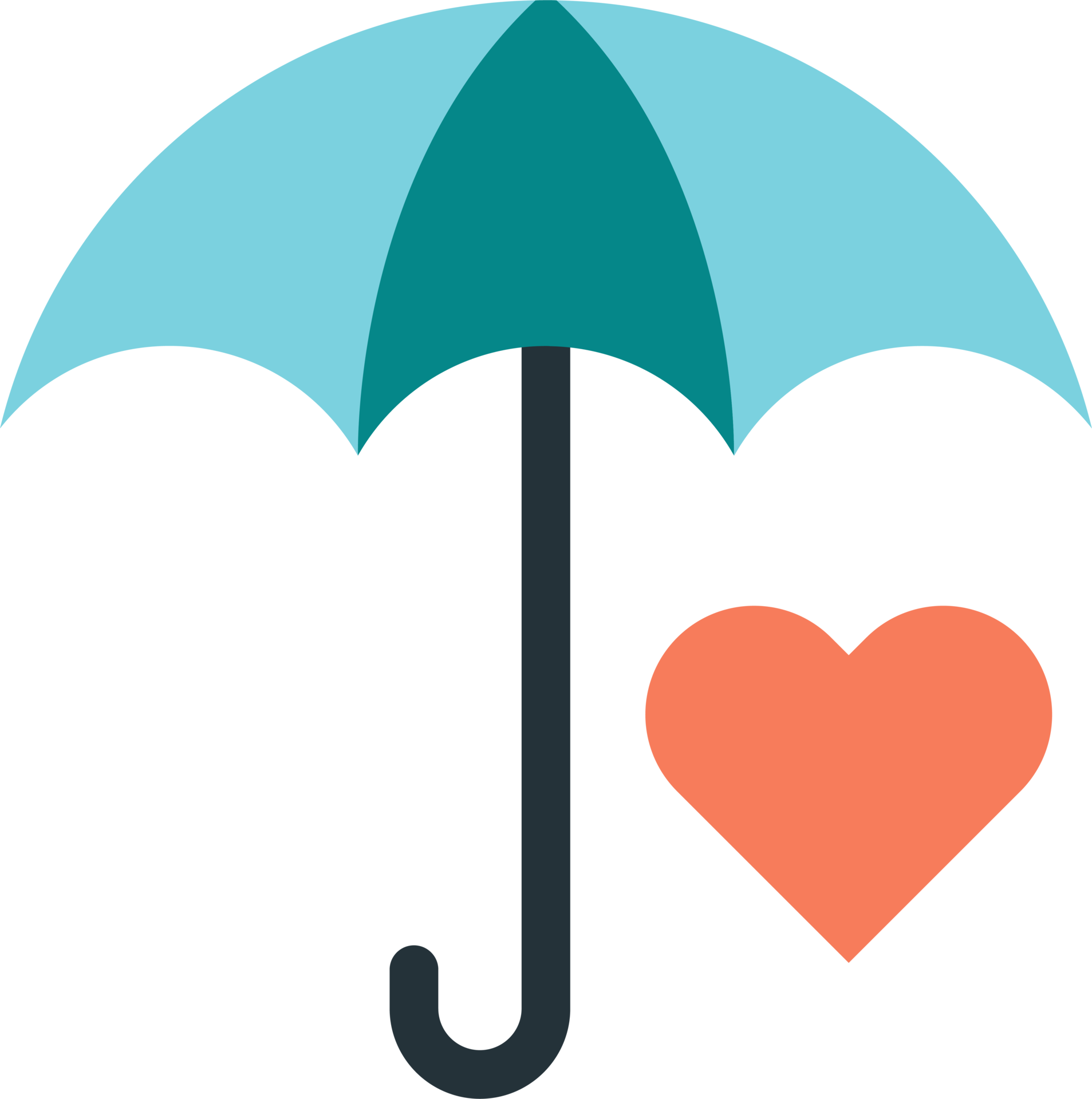 ergens Meedogenloos Normalisatie Free paraplu en hart illustratie in minimaal stijl 15285841 PNG with  Transparent Background