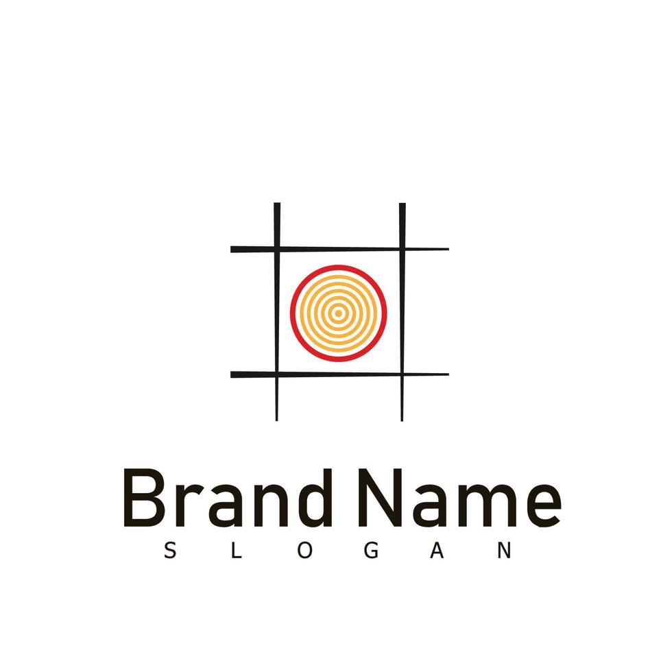 noodle food logo design symbol vector