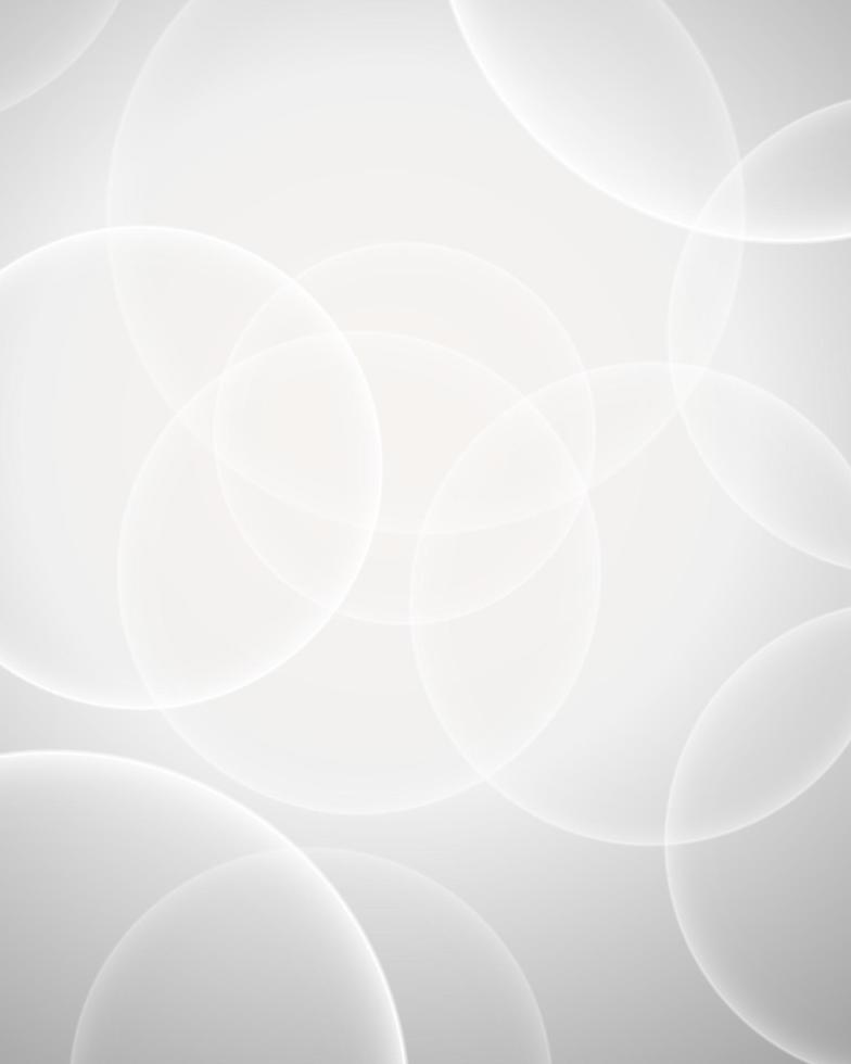 White bokeh ring background for design uses vector