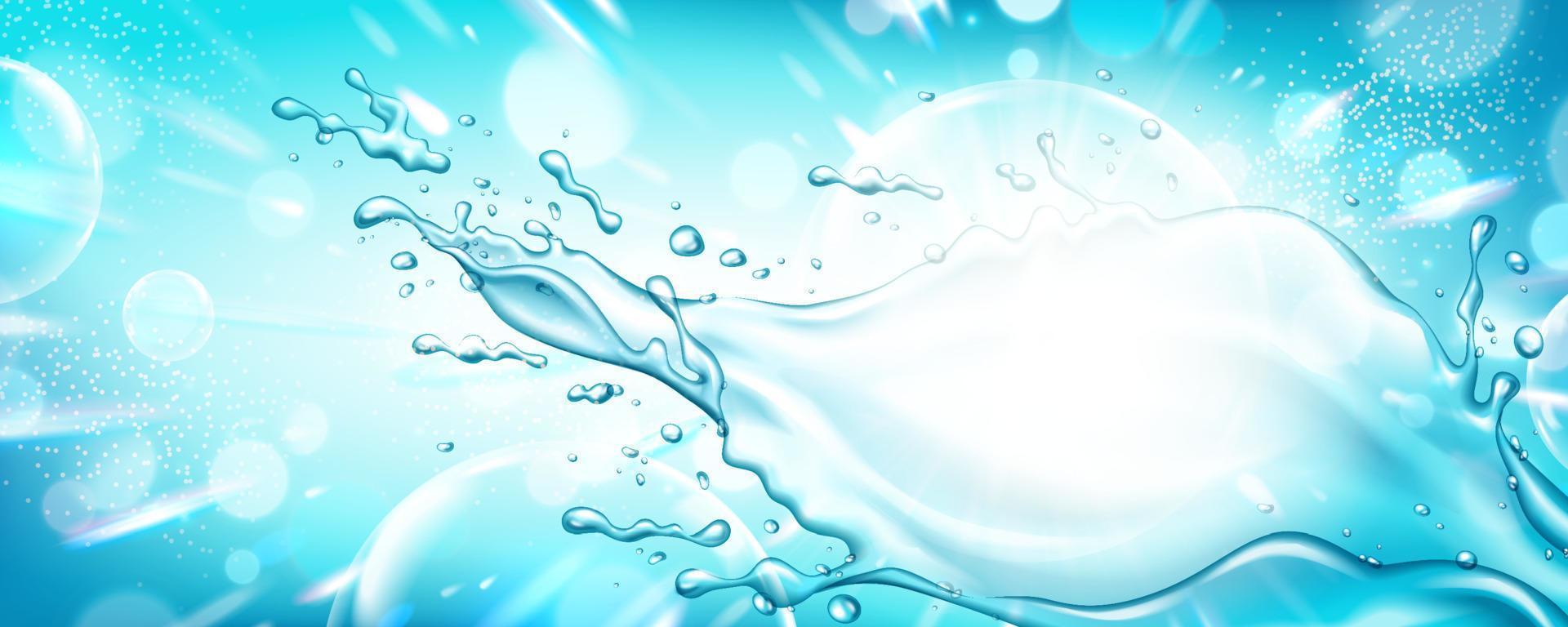 Фон вода вектор