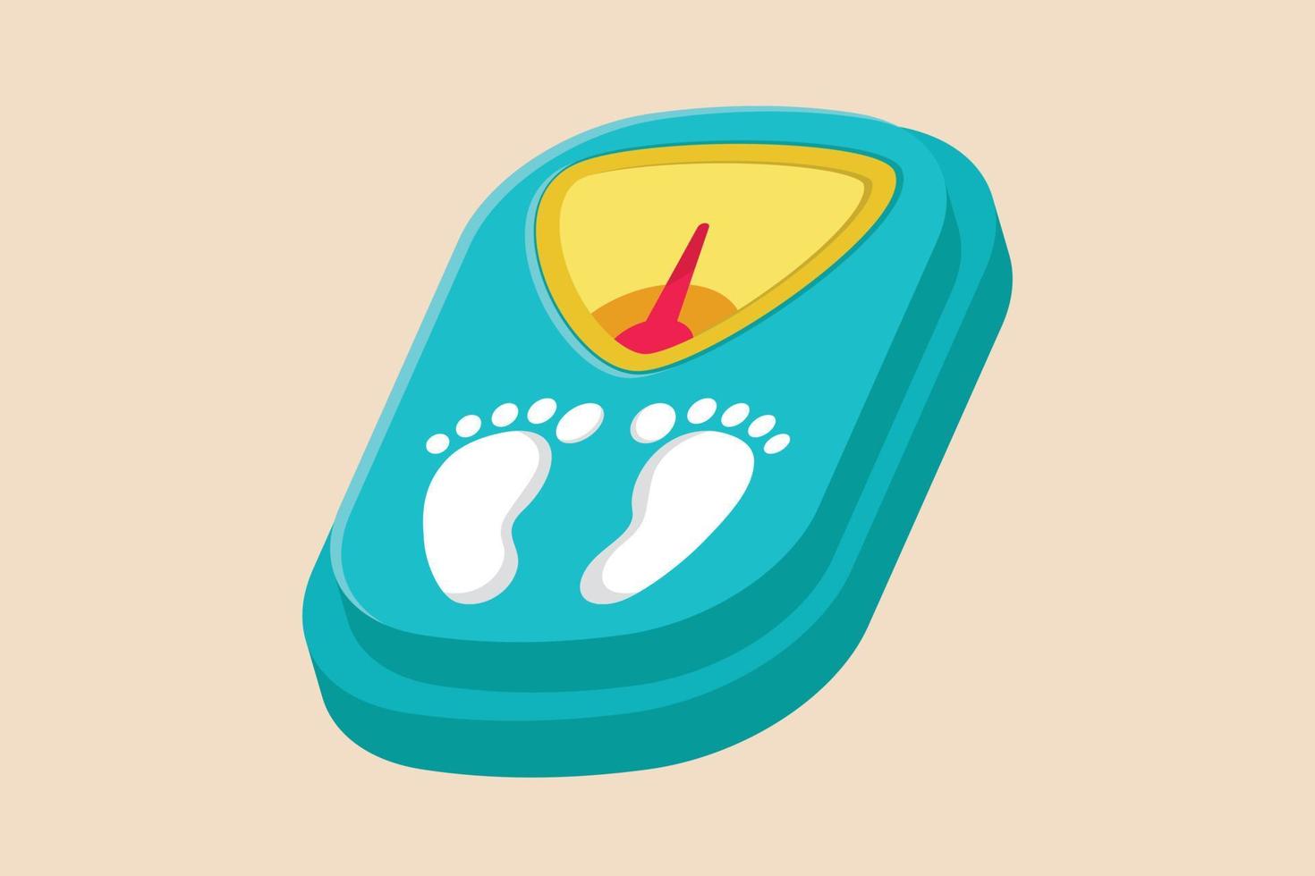 Weight Scale. Weight control and diet, weight gain or weight loss