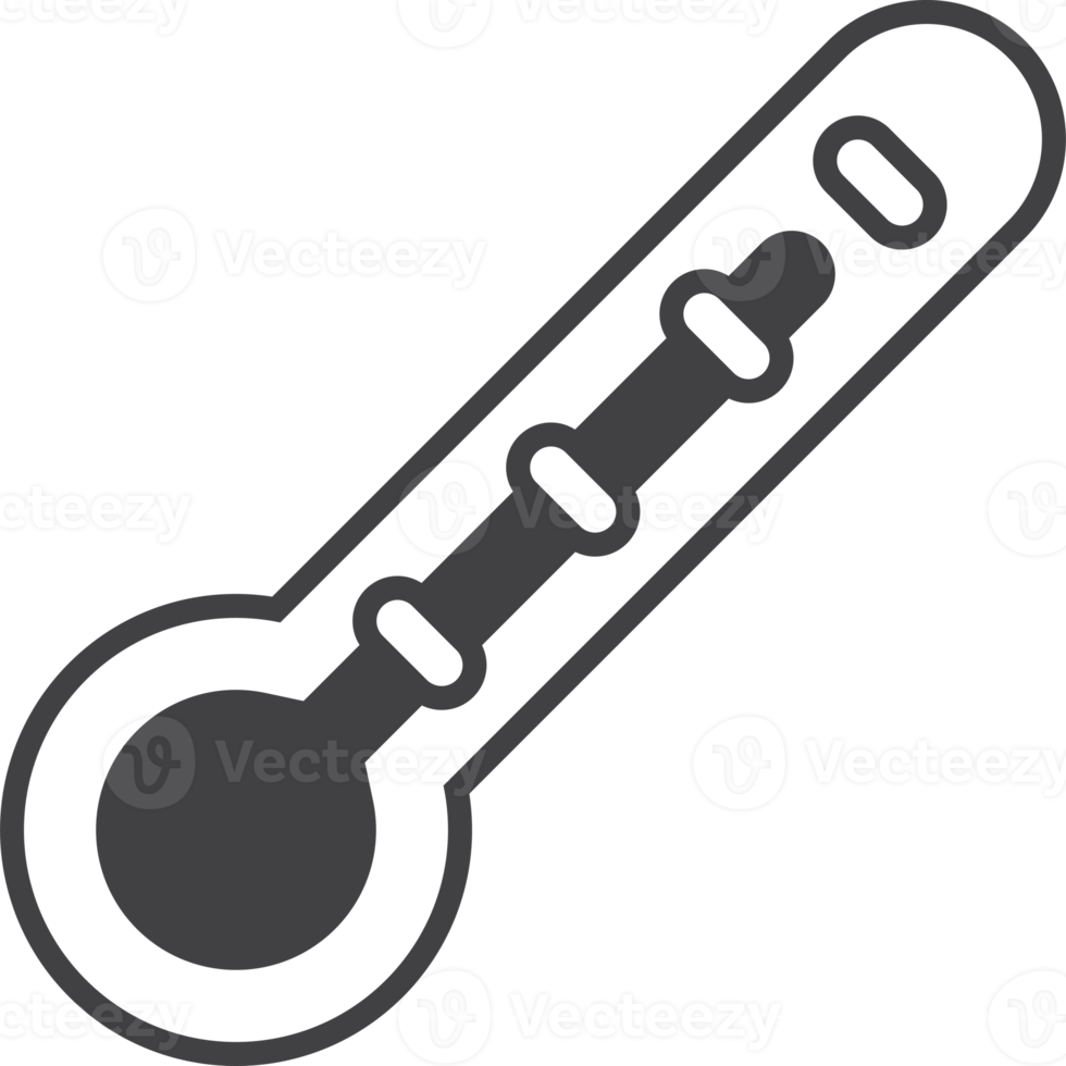 thermometer für die krankenhausillustration im minimalen stil png