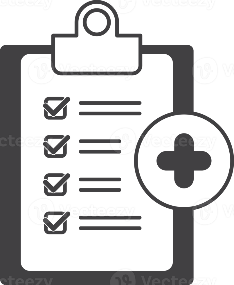 report and plus sign illustration in minimal style png