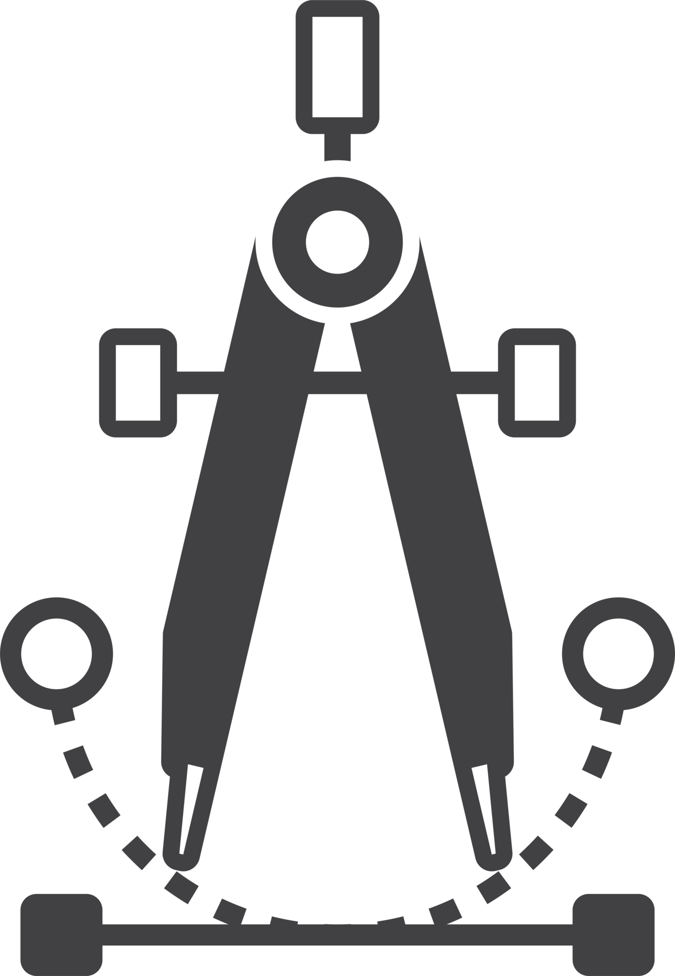 dividers compass illustration in minimal style 15286754 PNG