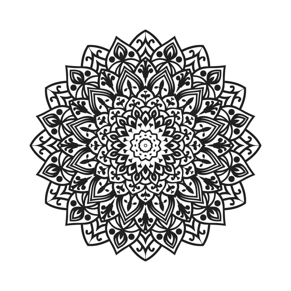 Mandala Design Decorative Pattern Decoration Snowflake vector