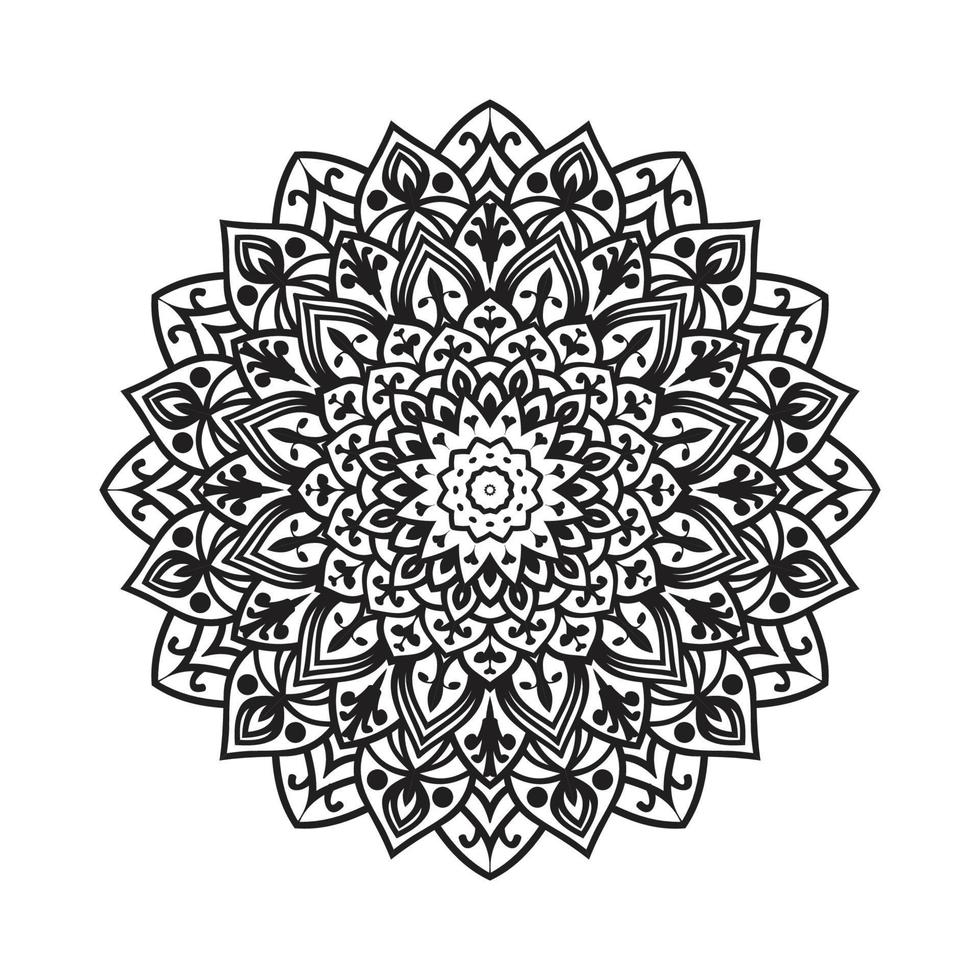 Mandala Design Decorative Pattern Decoration Snowflake vector